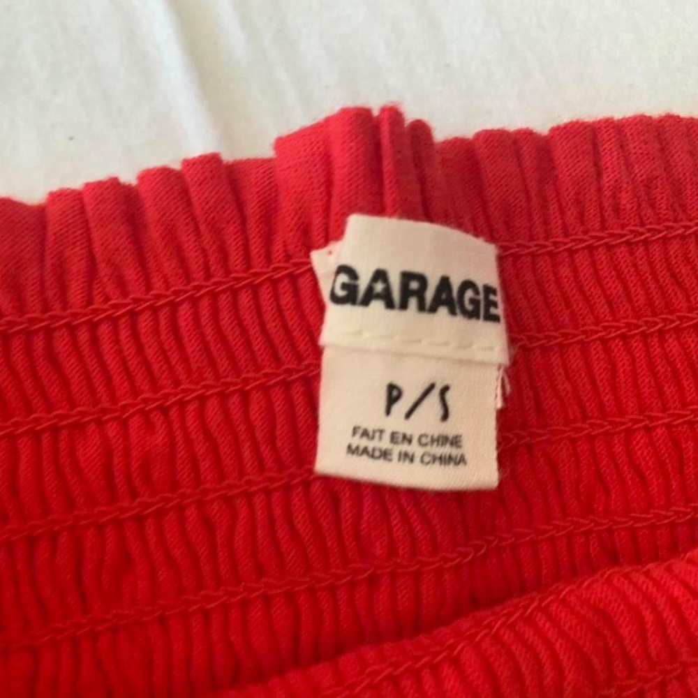 garage red tube top - Picture 3 of 3